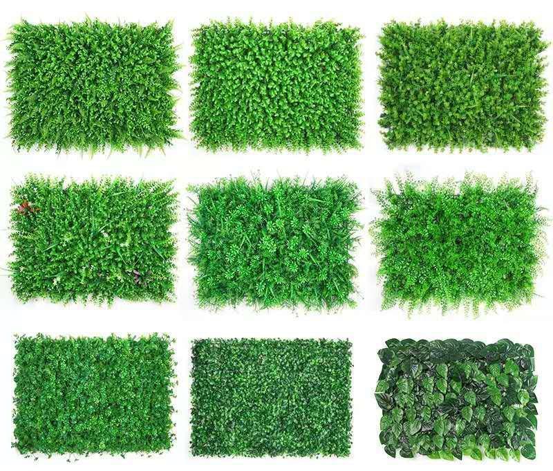 Wholesale Artificial Plant Leaves Fence for Garden Decoration