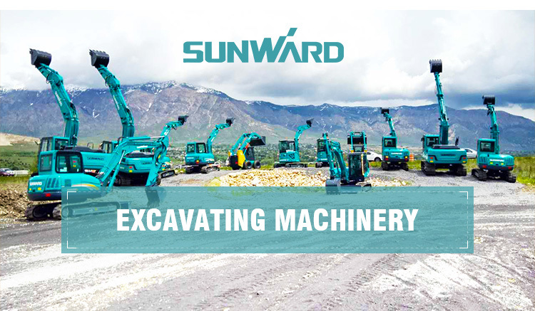 Sunward Swe25f Small-Sized Excavator with Long Reach Made in China