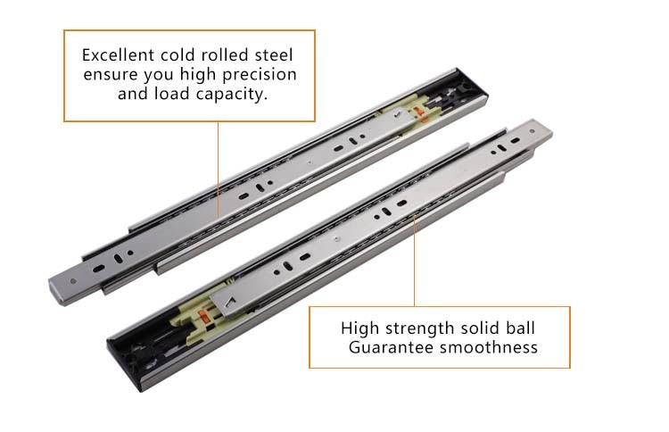 45mm Full Extension Ball Bearing Cabinet Drawer Slide