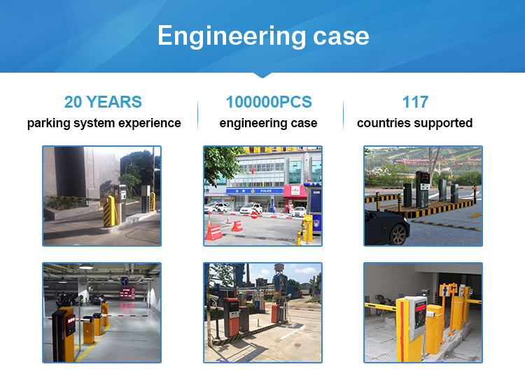 Long Range RFID Technology Car Parking Barrier Gates Management Solutions