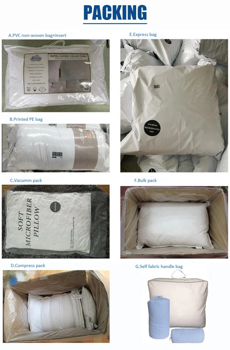 Wholesale Hotel King/Queen Size Duck Feather Filling Mattress Topper