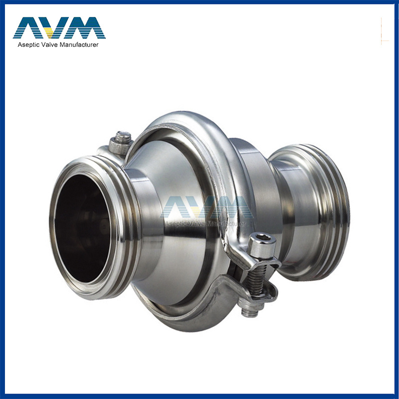 304 316L Food Grade Stainless Steel Spring Sanitary Clamp Check Valve