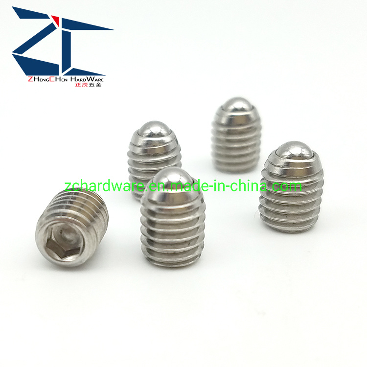 M3 M4 M5 M6 M8 Stainless Steel Hex Ball Plunger Ball Spring Plunger