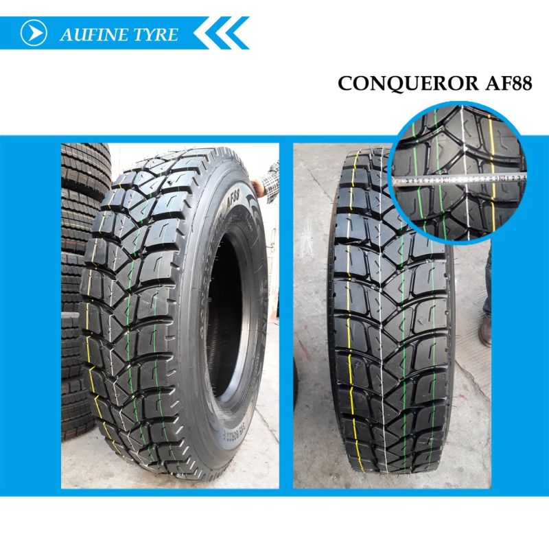 Aufine 10.00r20 Top Quality Truck Tyre for Heavy Loadcapacity