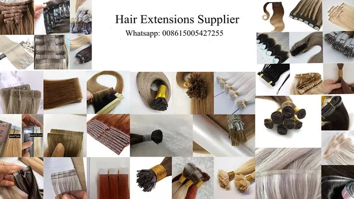 Virgin Hair Long Knot Thread Hair Extension Easy Pull Hair Extension