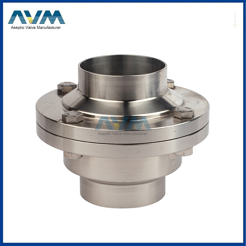 SS304 Stainless Steel Sanitary Check Valve with Spring Union Type