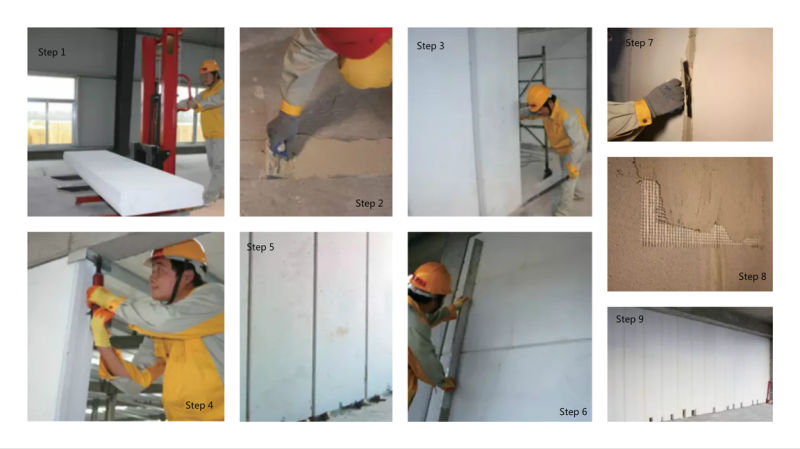 High Strength AAC Alc Wall Panel Aerated Concrete Compressive Strength