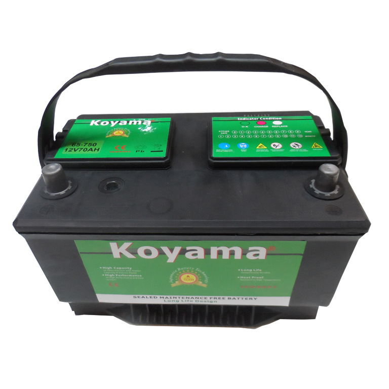 Maintenance Free Truck/Auto/Car Battery, 65-750 SMF Vehicle Battery, Mf Automobile Battery