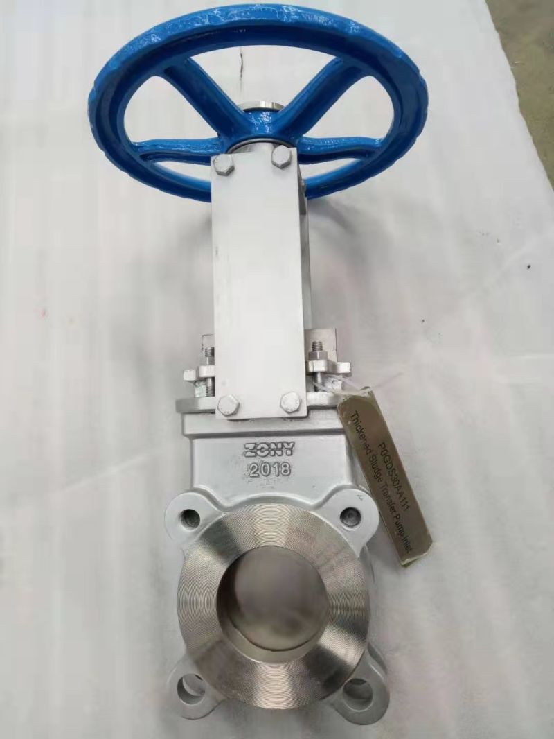 Soft Seal Manual Knife Gate Valve for Pulp/Water/Sullry Related Industries