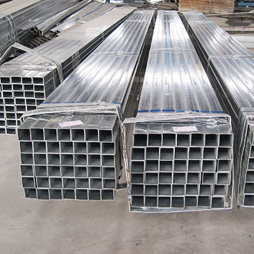 Hot Dipped Galvanized Rectangular Section Cold Rolled Material Mild Steel Pipe for Construction