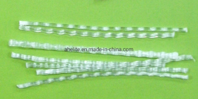 Macro Synthetic Fibre PP Curved Fiber Replace of Steel Fiber