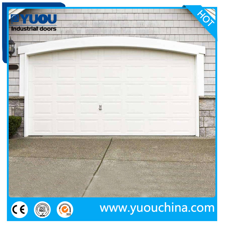 Galvanized Steel Industrial Sectional Overhead Garage Door / Automatic Garage Door