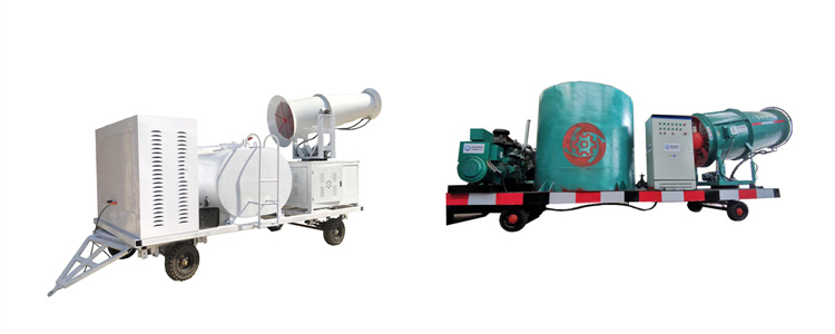 Simple to Use High Performance Water Spraying Fog Cannon for Dust Control