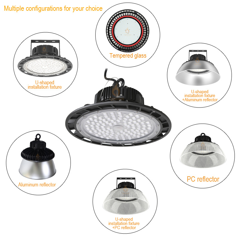 High Power 240W Industrial Light LED Highbay for Factory Workshop Warehouse