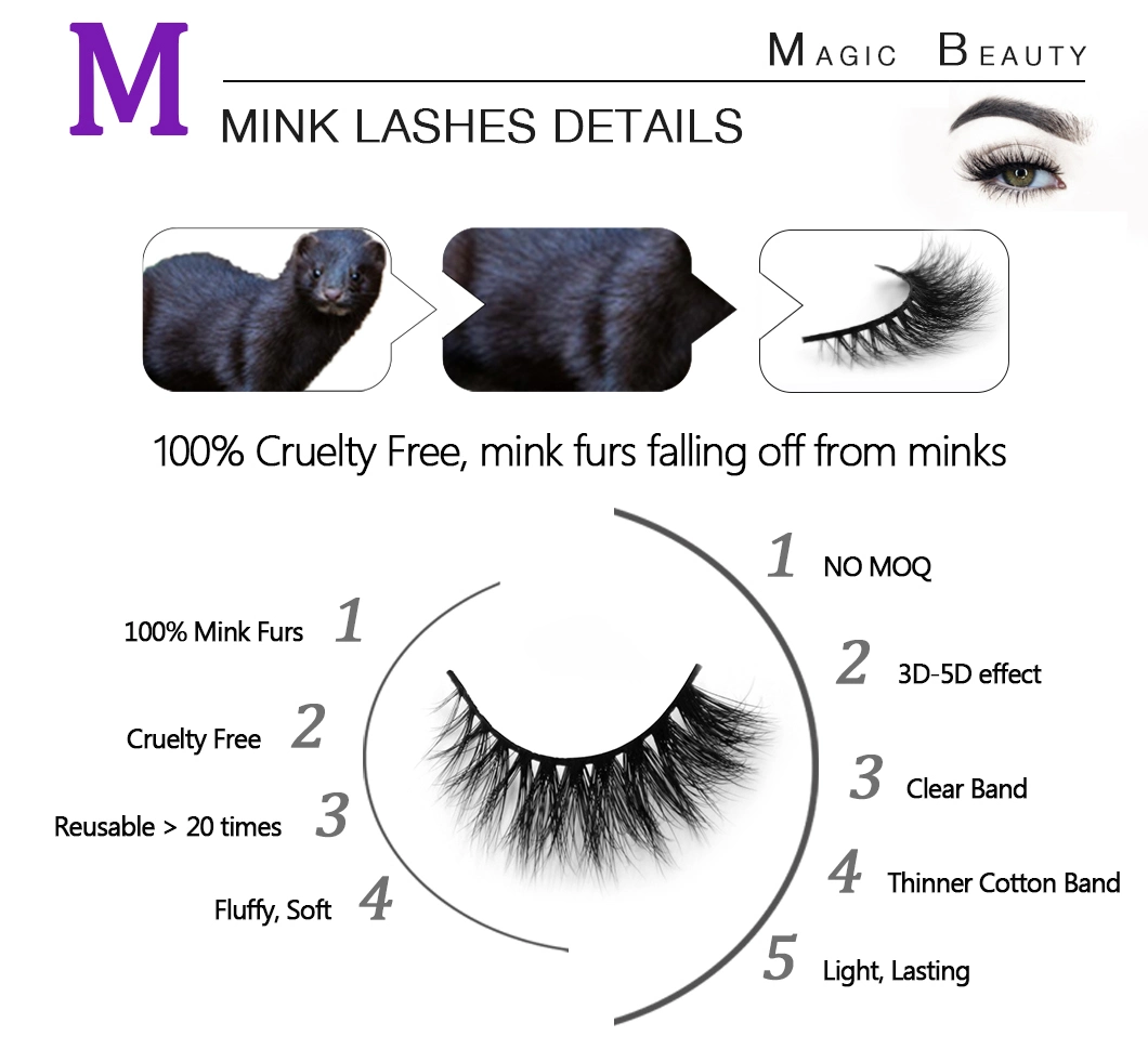 Wholesale Lashes 25mm 30mm Long Eyelashes Extension 5D Mink Fur Eye Lashes