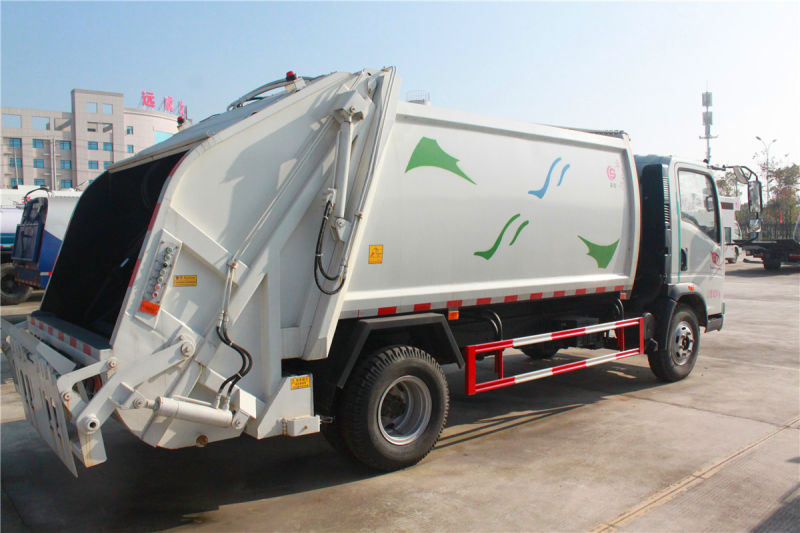 HOWO 6-Wheels 8 Tons Garbage Truck 12cbm Compression Garbage Truck