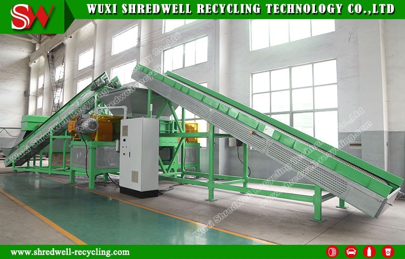 Heavy Duty Tyre Recycle System to Shred Waste/Used Tires