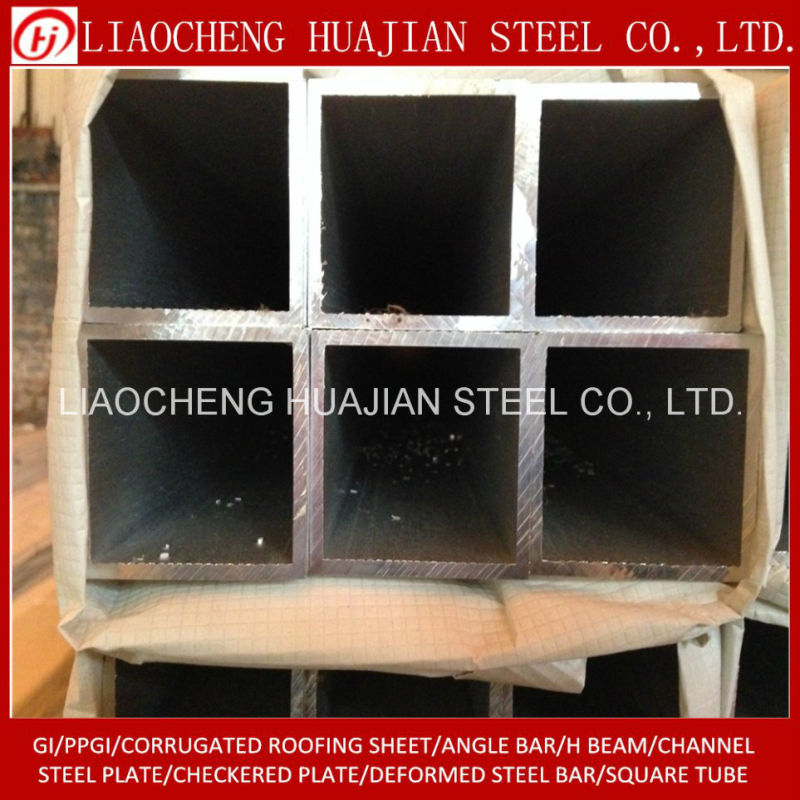 Welded Black Square and Rectangular Hollow Section Tube for Construction (ASTM A500)