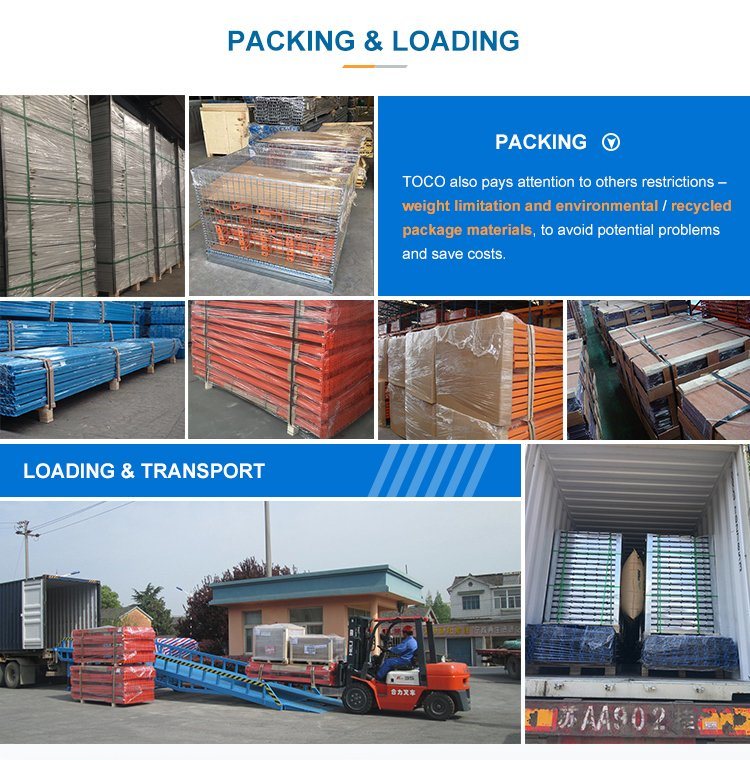 Heavy Duty Steel Pallet Racking System for Industrial Warehouse Storage