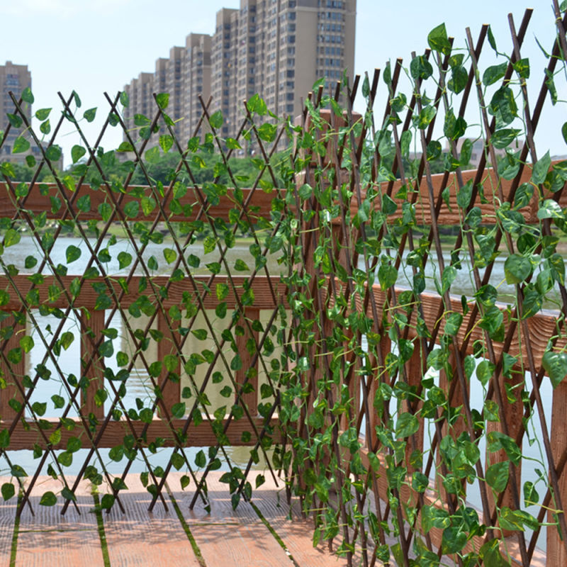 2020 Wholesale Artificial Plant Leaves Fence for Garden Decoration