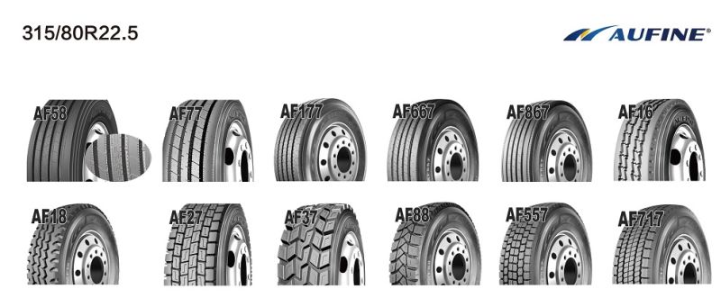 Heavy Duty Truck Tire From Aufine Tyre for Hot Patterns