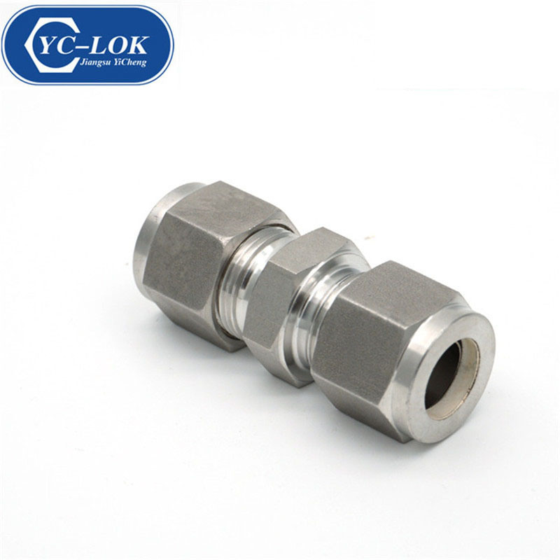 SS316 SS304 Compression Adjustable Elbow Tube Fitting