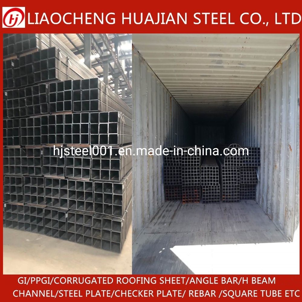 Welded Carbon Hollow Section Rectangular Square Galvanized Steel Tube for Fence Tubing