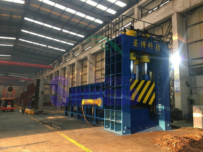 Heavy Duty Hydraulic Horizontal Scrap Metal Baler Cutting Machine