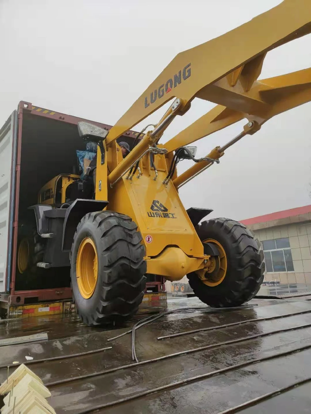 Lugong Front Wheel Loader LG940 Front End Wheel Loader