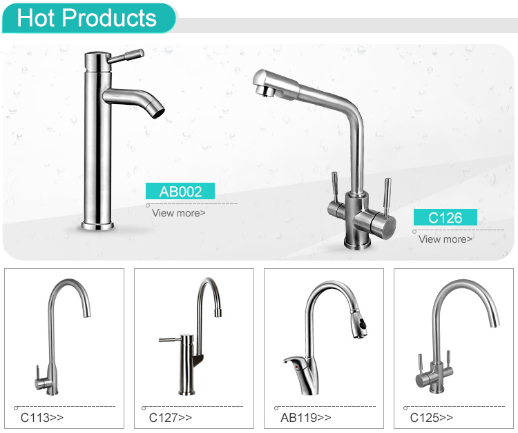 Stainless Steel Spring Flexible Pull out Kitchen Sink Faucet