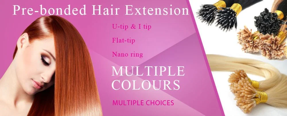 Double Drawn Full and Thick Ends Hair Factory Price Nano Ring Remy Hair Extension