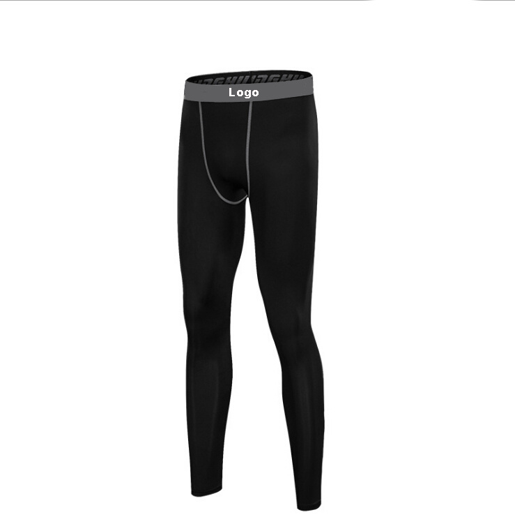 Soft Elastic Compression Dry Cool Gym Sports Tights Pants Baselayer Running Yoga Leggings for Men