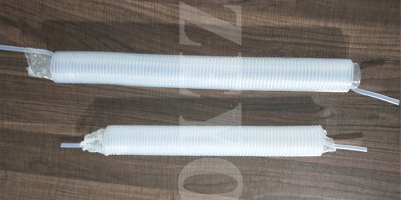 FEP PFA Plastic Extension Coil Pipe