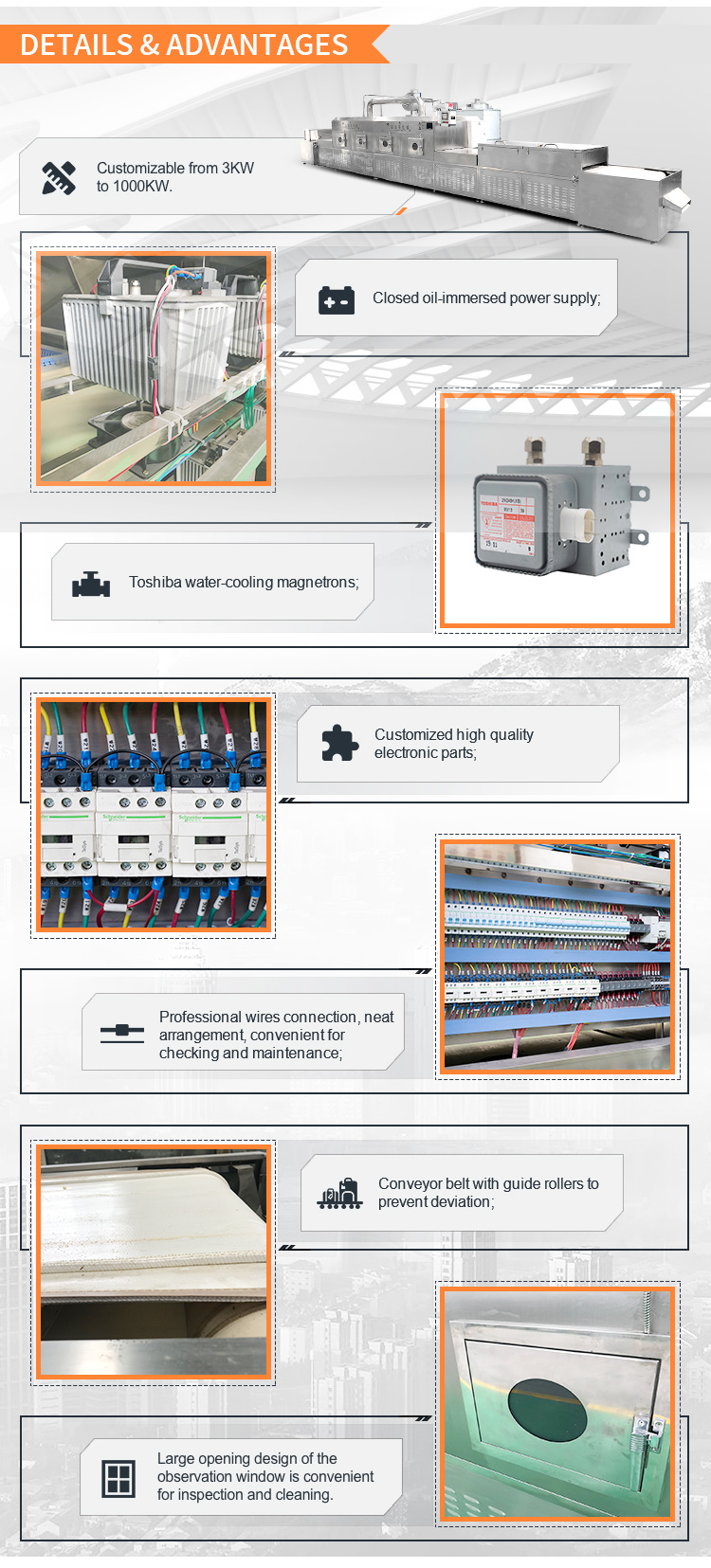 High Efficiency Microwave Lotus Leaf Dryer Leaves Drying Sterilization Equipment