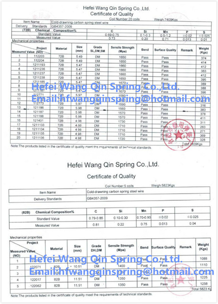 High Tensile Strength Extension Spring for Overhead Garage Door