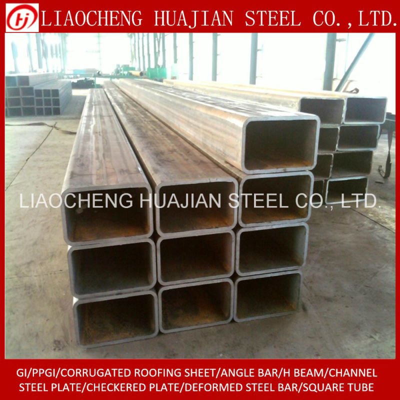 Welded Black Square and Rectangular Hollow Section Tube for Construction (ASTM A500)