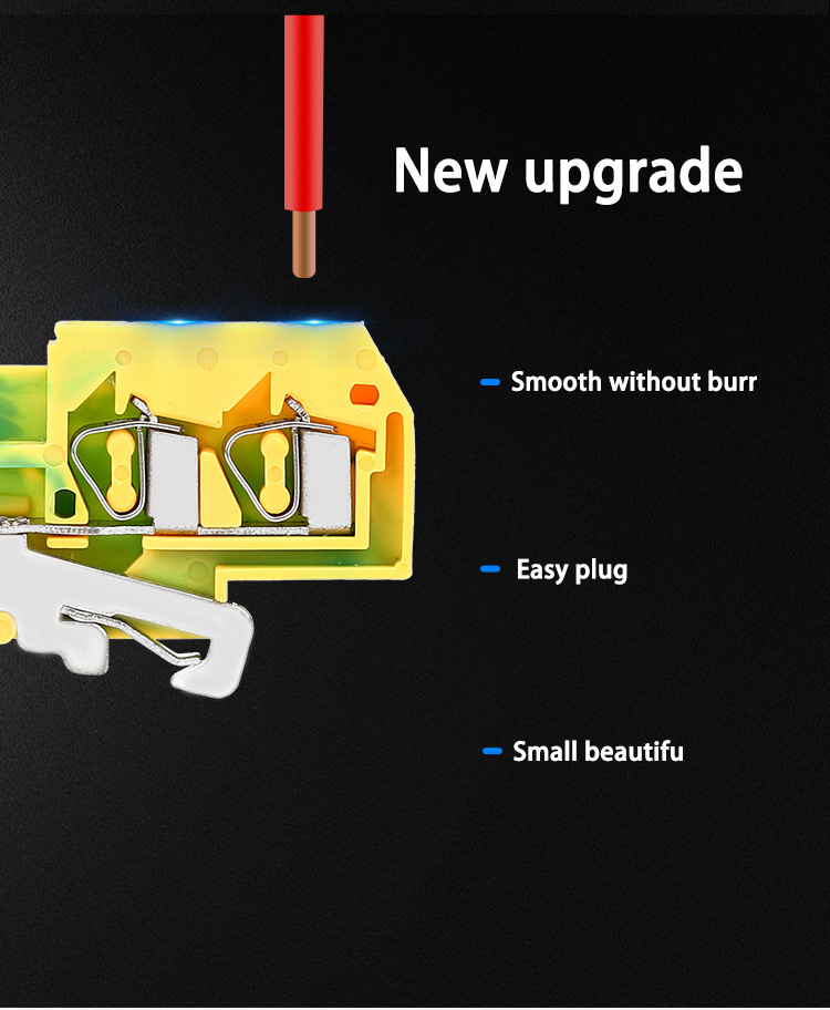 Connector Auto Part Hardware Spring Terminal Block Customized Grounding Terminal