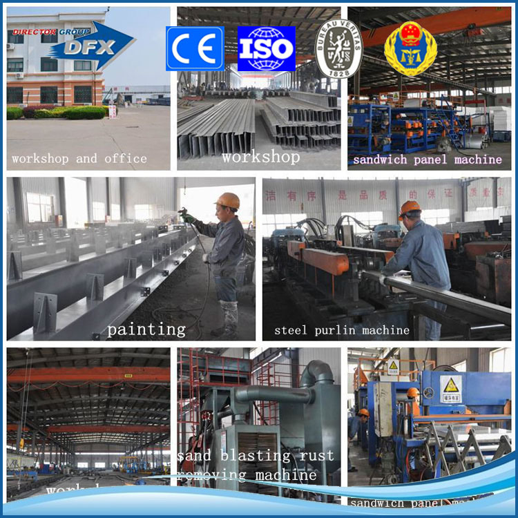 China Most Professional Manufacturer of Prefabricated Large Span Steel Structure Workshop