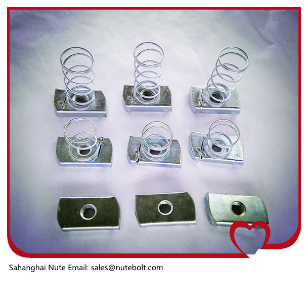 Stainless Steel 316 (A4) , 304 (A2) , Steel Channel Nut, Spring Nut, Without Spring M16