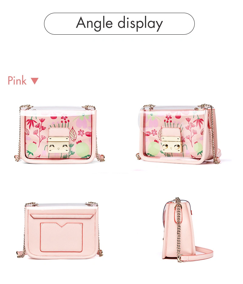 Women Shoulder Bags Transparent Jelly Crossbody Women Bags Waterproof Messenger Bag