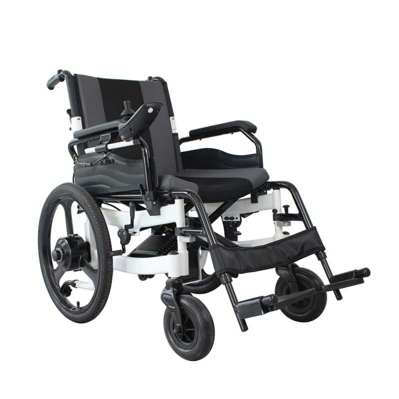 4 Wheels Lightweight Foldable Handicapped Wheelchair