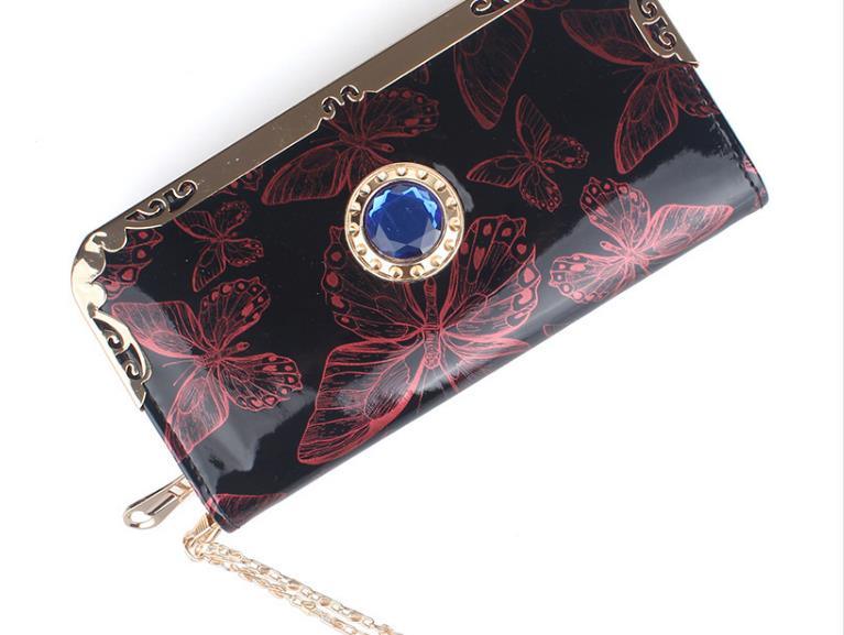 Butterfly Printing Female Wallet Clutch Bag Evening Bag Handbag Purses Handbags