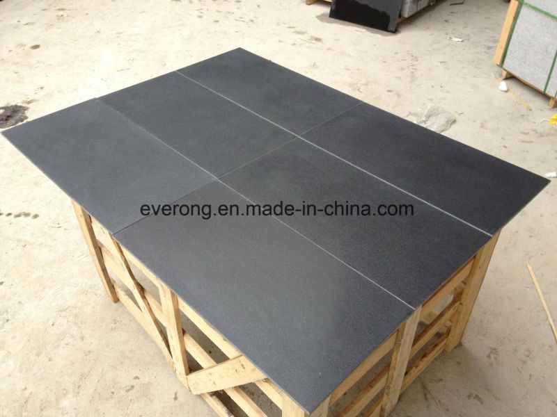 Cheap Chinese Shanxi Black Plain Black Granite Slabs for Countertop, Floor Tile, Steps, Monument