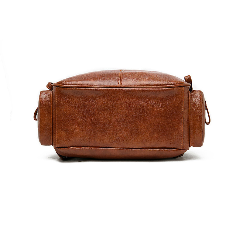 Fashion Girl School Bag Backpack with Rivet Lady Crossbody Handbag