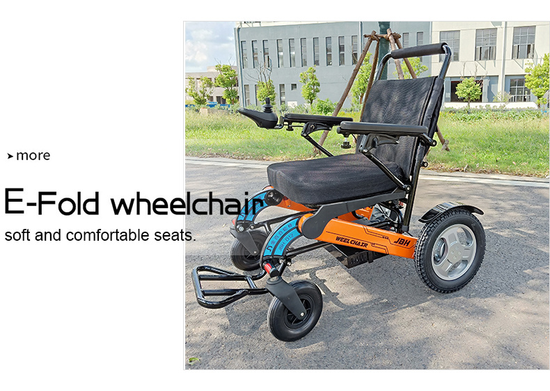 D12 Aluminum Alloy Folding Power Electric Wheelchair for Elderly Use