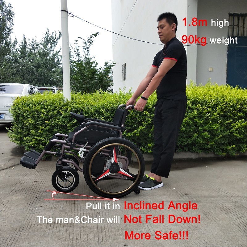 Foldable Portable Electric Wheelchair for Elderly