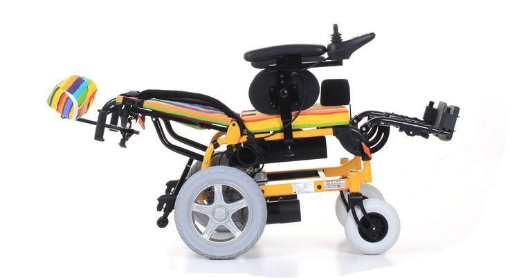 Aluminum Power Wheelchairs with Reclining High Back