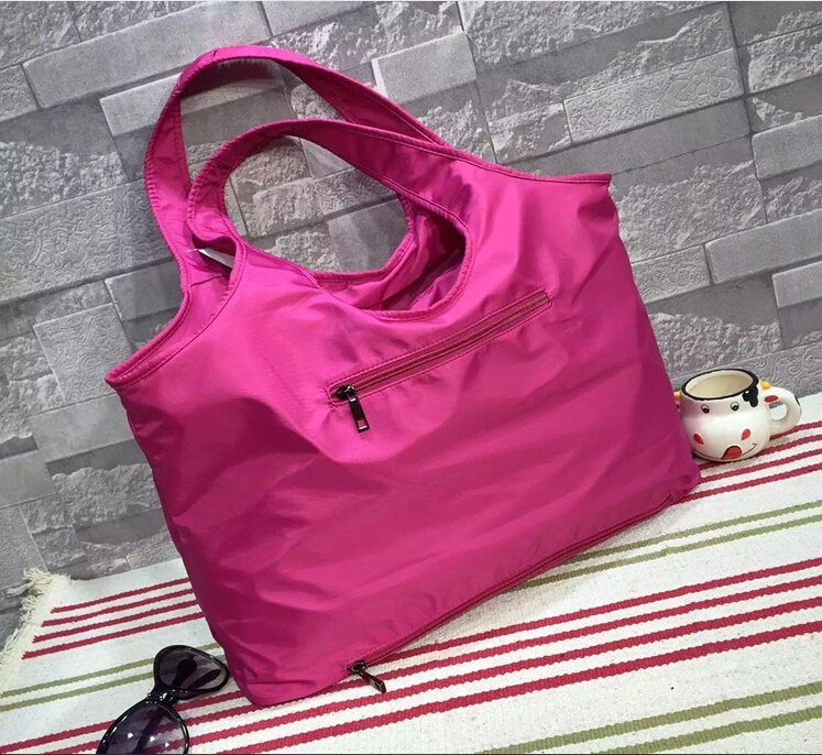 Large Capacity Nylon Tote Bag, Nylon Mom Bag