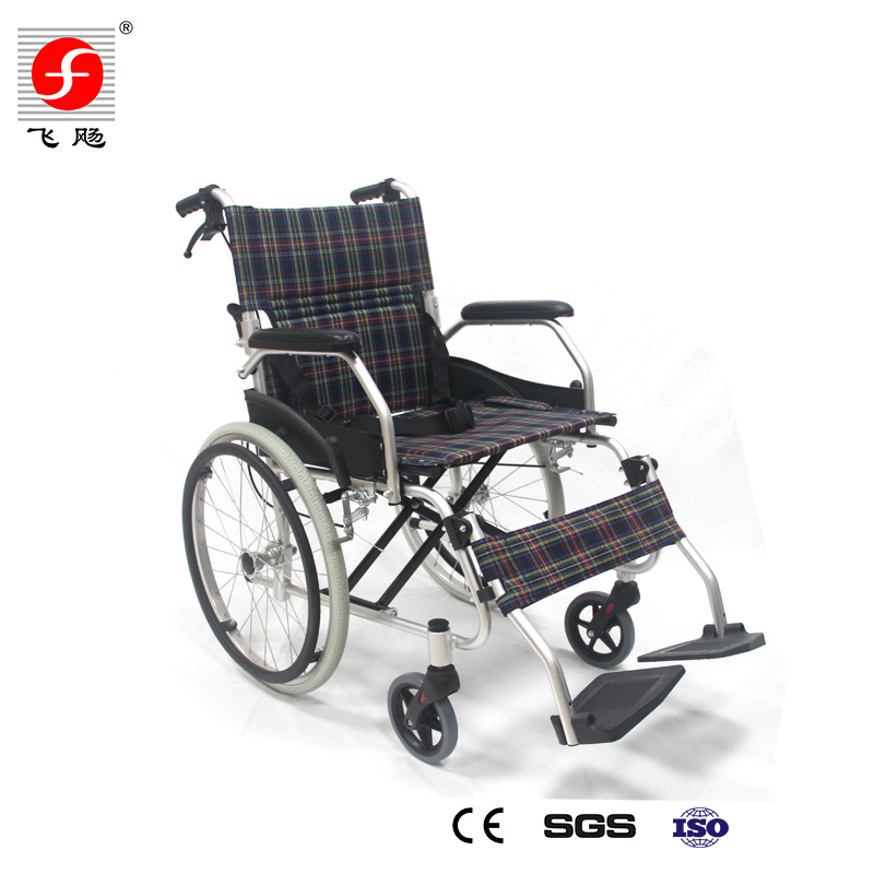 Chinese Factory Hot Selling Aluminum Wheelchair for The Elderly