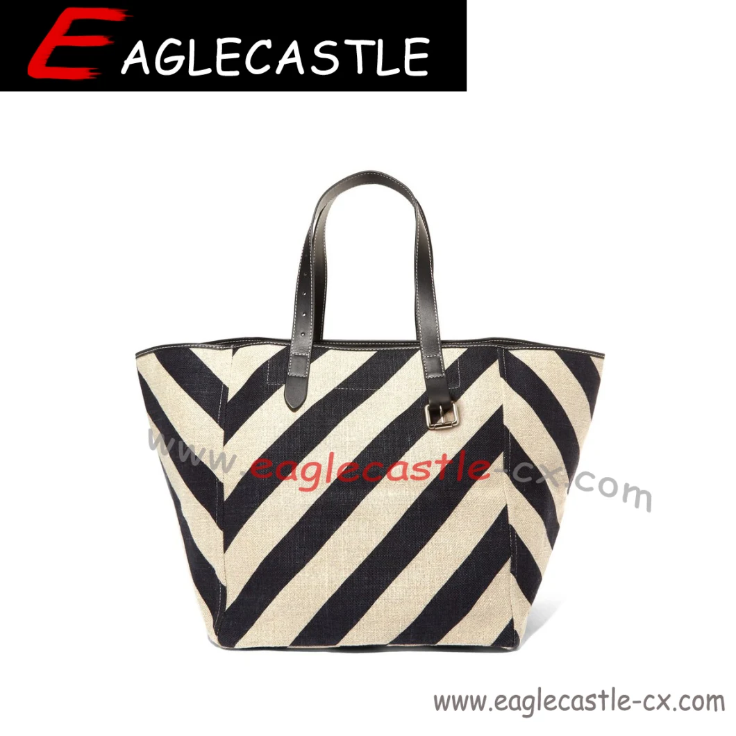 Contrast Style Lady Handbag / Spliced Color Bags / Women Tote Bag / PU Handbag / Shoulder Bag (CX17805)